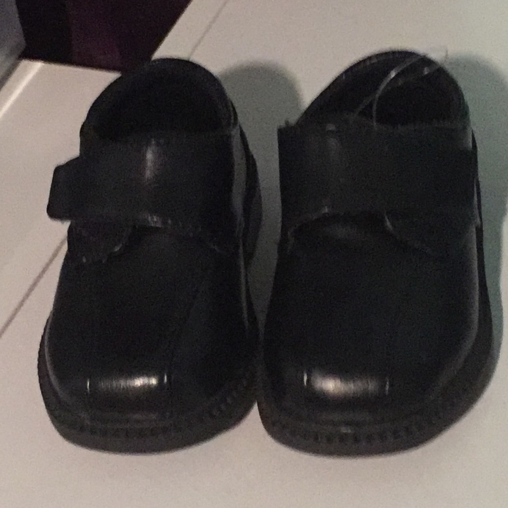Baby boy black dress shoes